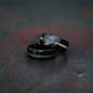 Hammered Black Ceramic - Offset