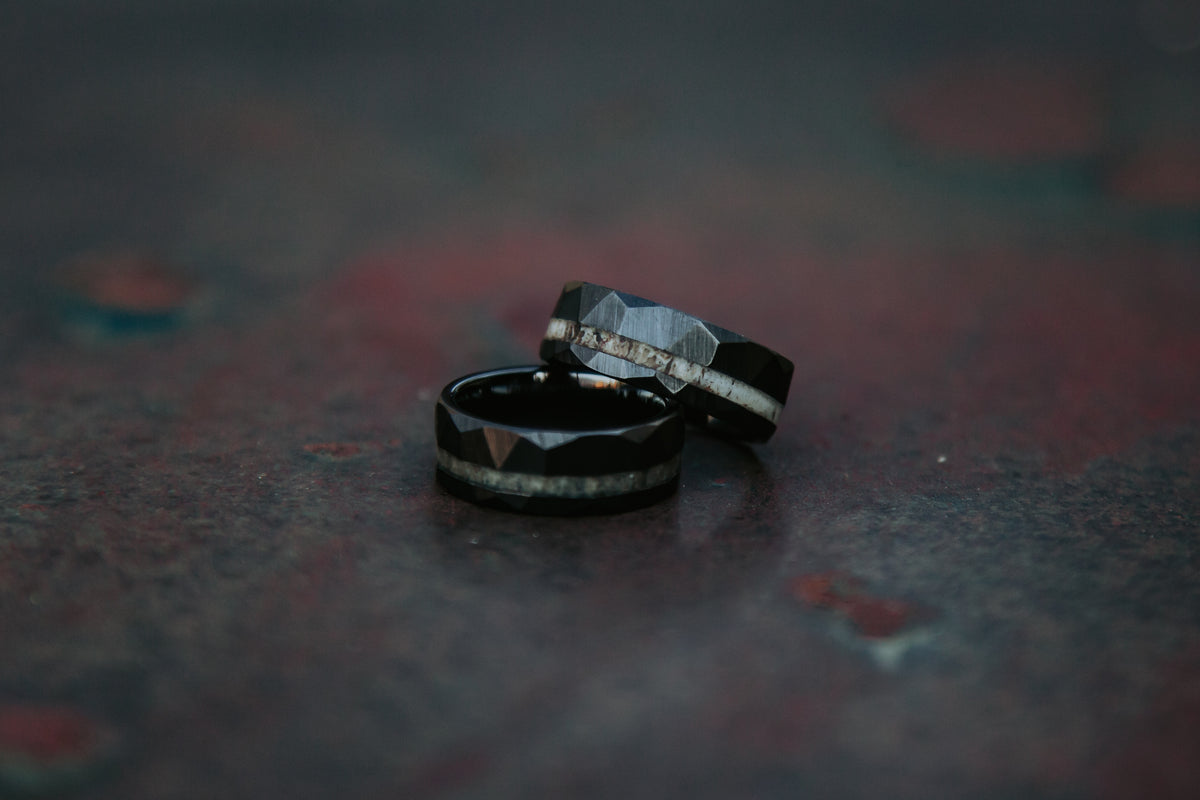 Hammered Black Ceramic - Offset