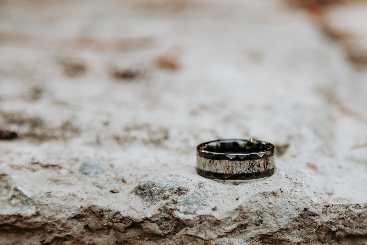 Hammered Black Ceramic