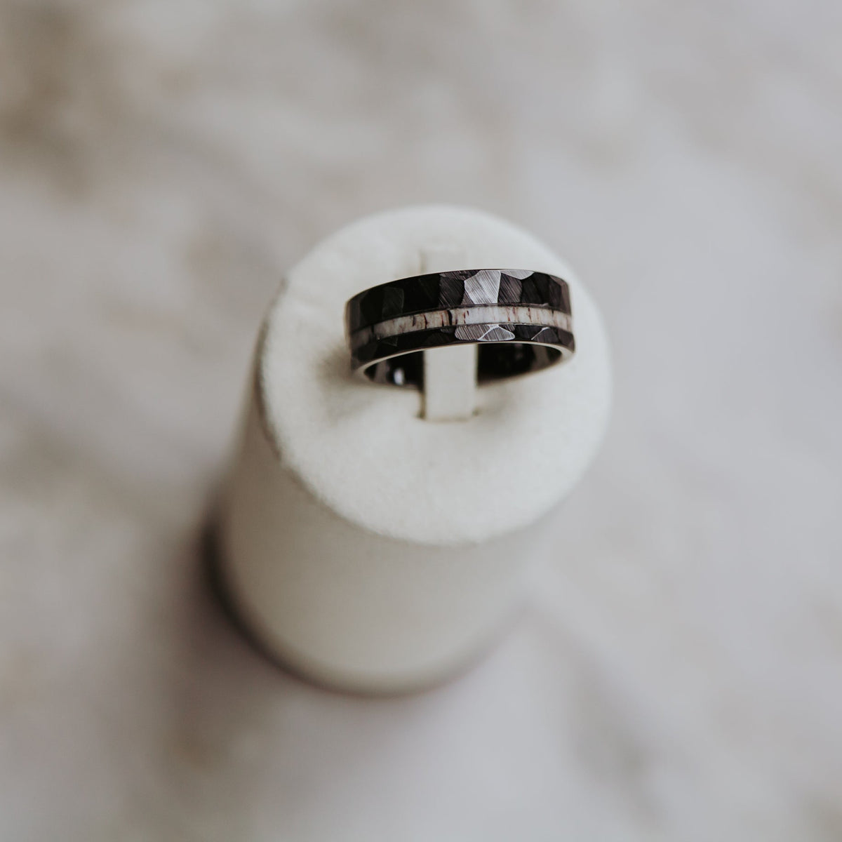 Hammered Black Ceramic - Offset