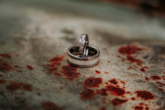 Tungsten Antler Ring